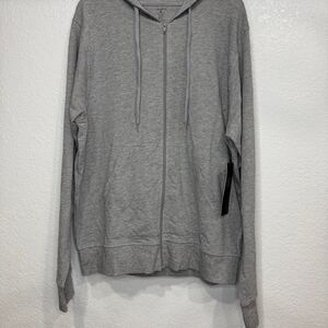 Layer-8 Men's Grey Hoodie